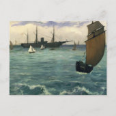 Die "Kearsarge" in Boulogne | Édouard Manet Postkarte (Vorderseite)