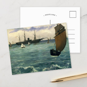 Die "Kearsarge" in Boulogne Édouard Manet Postkarte