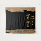 Die Kehrtwende zum neuen Jahr Wandteppich (Vorderseite (Horizontal))