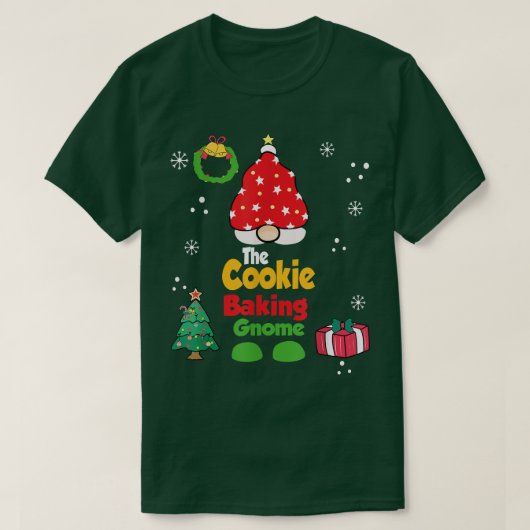 die Kekse backgnome lustige Weihnachtsjamas für T-Shirt (Design vorne)