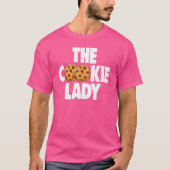 Die Keksfrau backt Frauen Choco Chip Cookie Pa T-Shirt (Vorderseite)