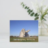 Die Kelpies, Falkirk, Postkarte (Stehend Vorderseite)