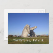 Die Kelpies, Falkirk, Postkarte (Vorne/Hinten)