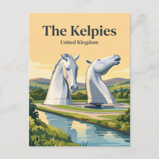 Die Kelpies, Falkirk, Schottland, Vereinigtes Köni Postkarte