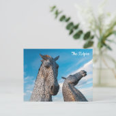 Die Kelpies Feiertagspostkarte (Stehend Vorderseite)