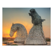 Die Kelpies Fotodruck (Vorne)