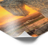 Die Kelpies Fotodruck (Ecke)