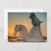 Die Kelpies Postkarte (Vorne/Hinten)