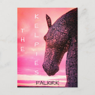 Die Kelpies-Postkarte, Helix Park, Falkirk, Schott Postkarte