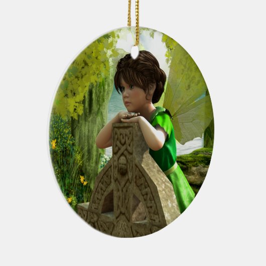 Die keltische Fee Keramik Ornament (Rechts)