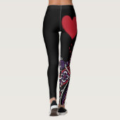 Die keltische Königin von Herz-Teil I Leggings (Rückseite)