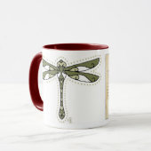 Die keltische Libelle Tasse (Vorderseite Links)