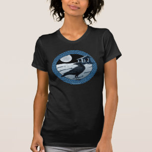 Die keltischen T - Shirts der Mond-, Raben-und