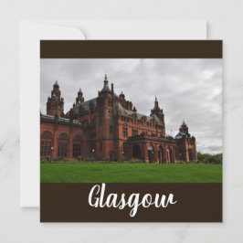 Die Kelvingrove Glasgow Flat Square Card