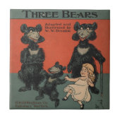 Die Keramik der drei Bären Fliese (Vorderseite)