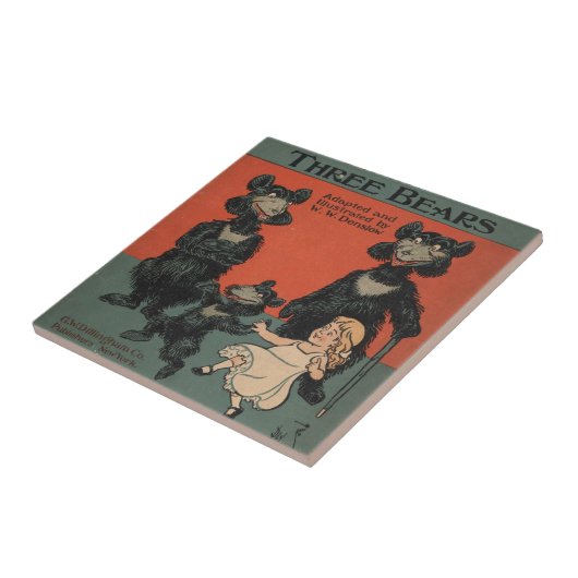 Die Keramik der drei Bären Fliese (Seite)