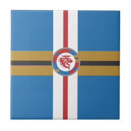 Die Keramik der Roten Löwen Fliese