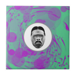 Die Keramik Gorilla Fliese