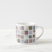 Die Keramik ist aus Stein, Marmor aus Stein. Espressotasse (Rechts)