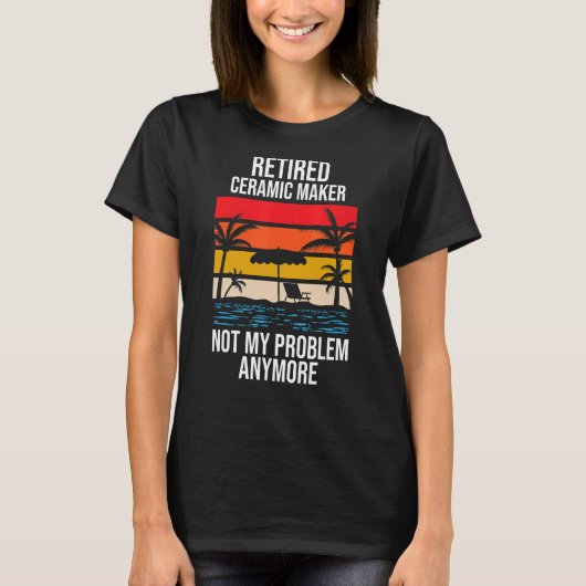 Die Keramik ist nicht mehr mein Problem T-Shirt (Vorderseite)