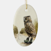 Die Keramik Solitary Walk Keramik Ornament (Rechts)