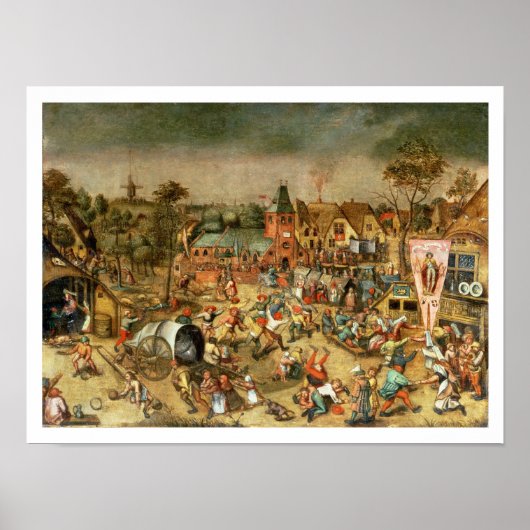 Die Kermesse des Sankt-Georgs-Festes Poster (Vorne)