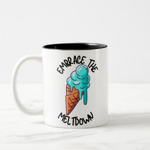Die Kernschmelze verkörpern Zweifarbige Tasse
