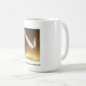 "Die Kerze an beiden Enden brennend" Tasse (VorderseiteRechts)