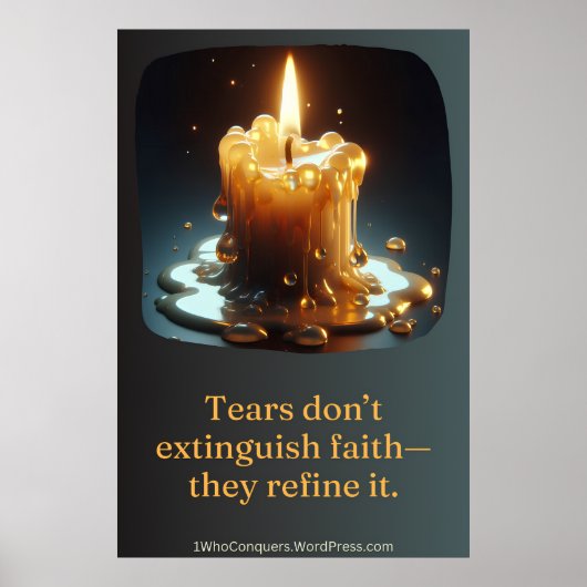 Die Kerze, die weinte Poster (Vorne)