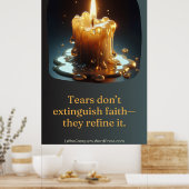 Die Kerze, die weinte Poster (Küche)