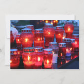 Die Kerzenleuchte Einladung (Vorderseite)