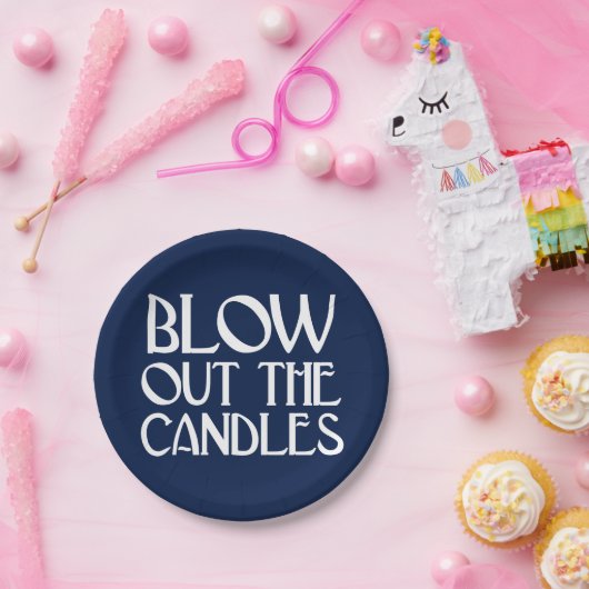 Die Kerzenmacher der Marine entblößen zum Geburtst Pappteller (Party)