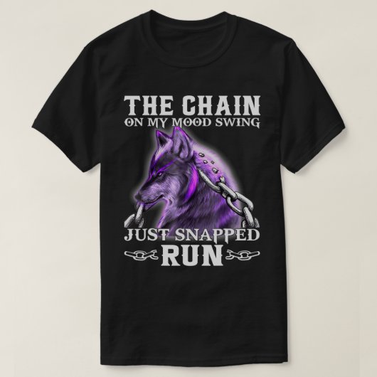 Die Kette auf meinem Swing gerade Schnappschuss Ru T-Shirt (Design vorne)