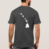 Die Kette der Hawaii-Inseln T-Shirt (Rückseite)