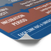 Die Kette des inflationären Lehrplakats Poster (Ecke)