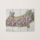 Die Kette von Mont Blanc, von einer tatsächlichen Puzzle (Horizontal)