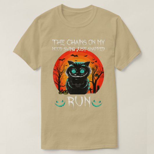 Die Ketten auf meinem Stimmungsschwung, nur geschc T-Shirt (Design vorne)