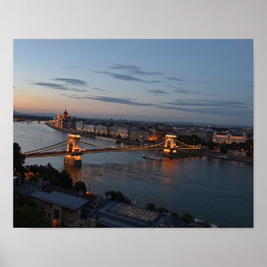 Die Kettenbrücke von Budapest Poster (Vorne)