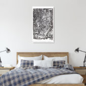 Die Keuchen des Schicksals Leinwanddruck (Insitu (Schlafzimmer))