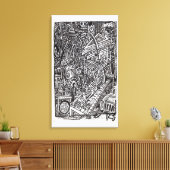 Die Keuchen des Schicksals Leinwanddruck (Insitu (Wohnzimmer))