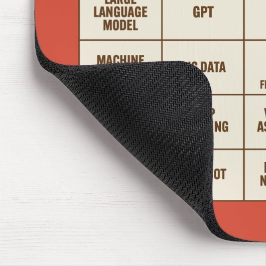 Die KI Bingo Mousepad (Ecke)