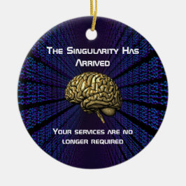 Die KI-Singularität ist da Keramik Ornament
