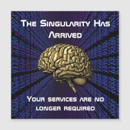 Die KI-Singularität ist da Magnetkarte