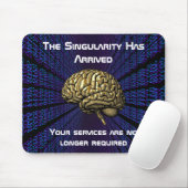 Die KI-Singularität ist da Mousepad (Mit Mouse)