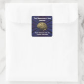 Die KI-Singularität ist da Quadratischer Aufkleber (Tasche)
