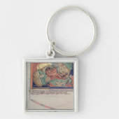 Die Kiefer der Hölle den roten Drachen schluckend Schlüsselanhänger (Vorne)