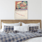 Die Kiefer der Hölle, die den roten Drachen schluc Leinwanddruck (Insitu (Schlafzimmer))