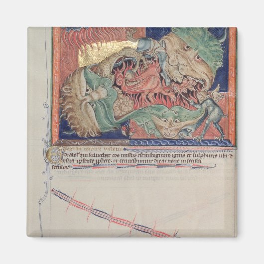 Die Kiefer der Hölle, die den roten Drachen schluc Magnet (Vorne)