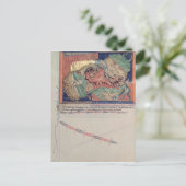 Die Kiefer der Hölle, die den roten Drachen schluc Postkarte (Stehend Vorderseite)