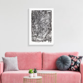 Die Kiefer des Schicksals Leinwanddruck (Insitu (Wohnzimmer))